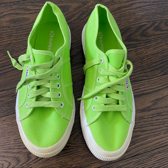 superga lime green